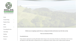 Desktop Screenshot of holosinstitute.net